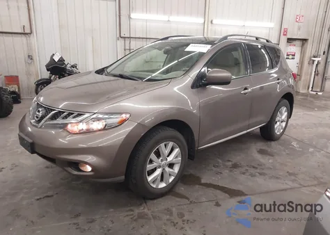 2013 Nissan Murano Sl from USA, damaged, VIN JN8AZ1MW0DW301342